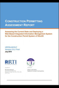 Cover Image of the 📂 D-02_Construction Permitting Assessment Report of Consultancy Services for Assessing the Current State and Deploying a Web-Based Integrated Information Management System for the Construction Permit System of RAJUK, under Package No. URP/RAJUK/S-7